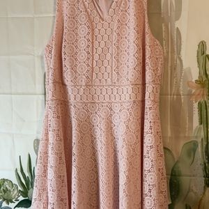 Plus-Size Blush Dress